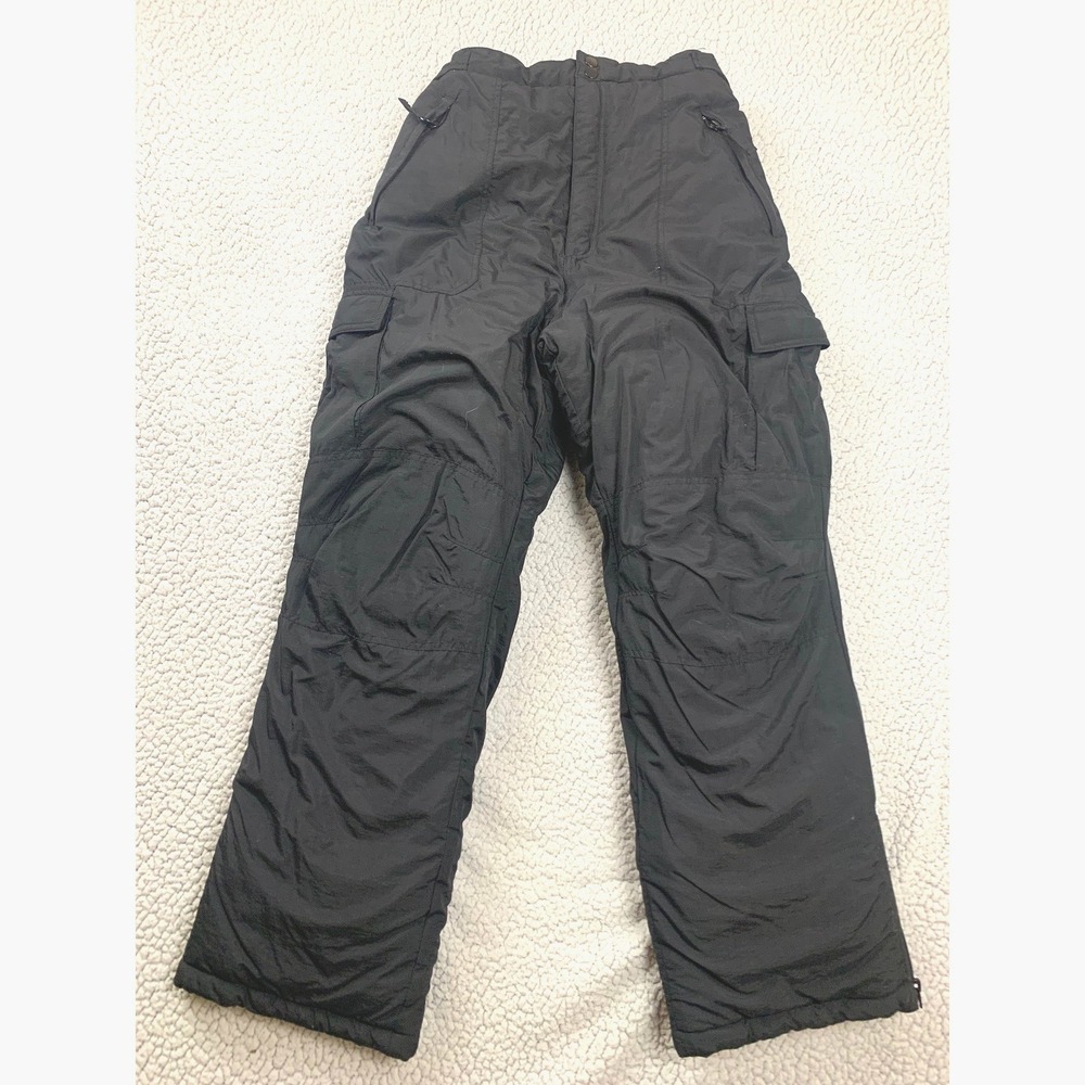 Weather Control Snow Pants Youth XL 18-20 Black Insulated Cargo Winter Ski